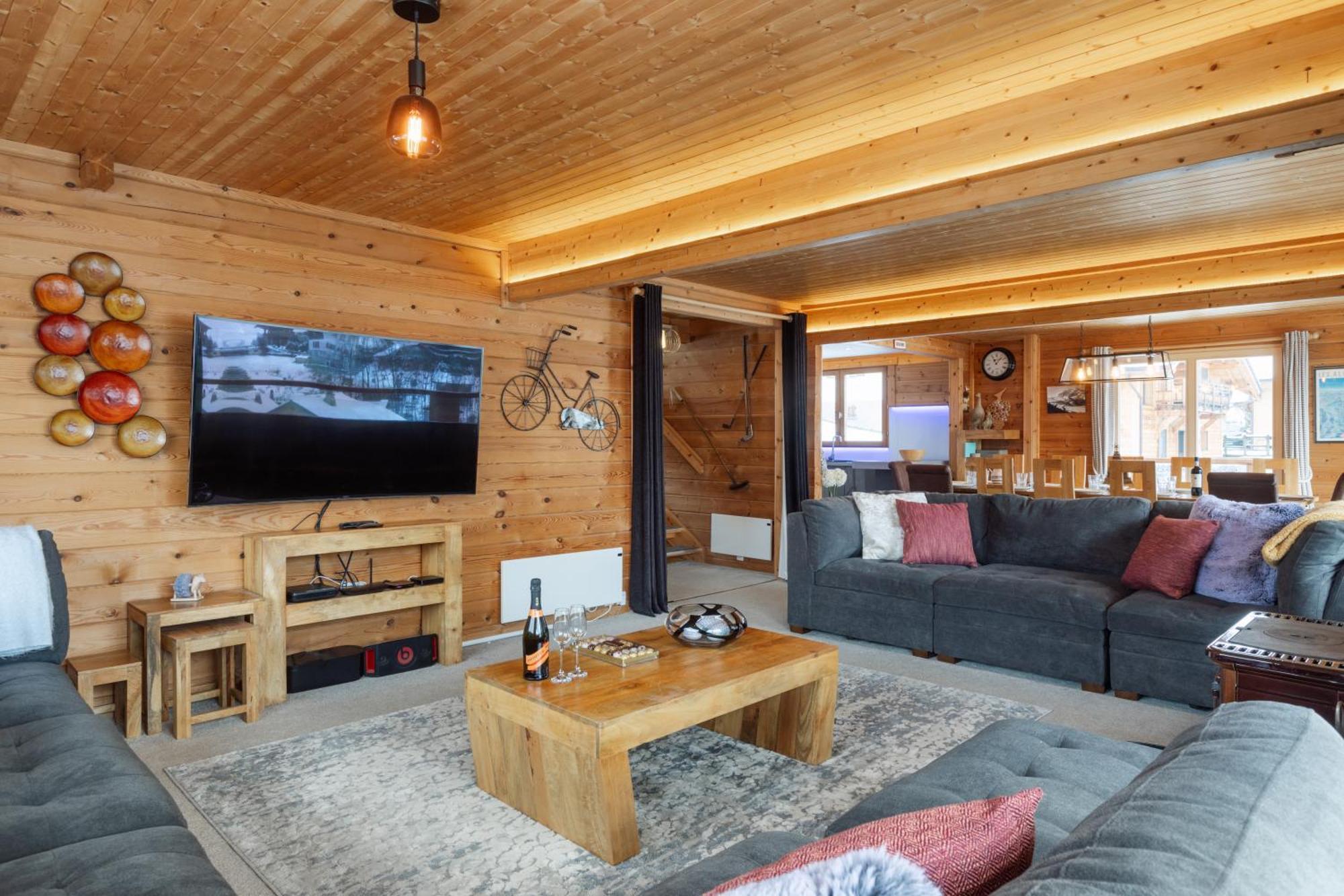 Chalet Le Saint Georges, Morzine, Proche Centre Luaran gambar