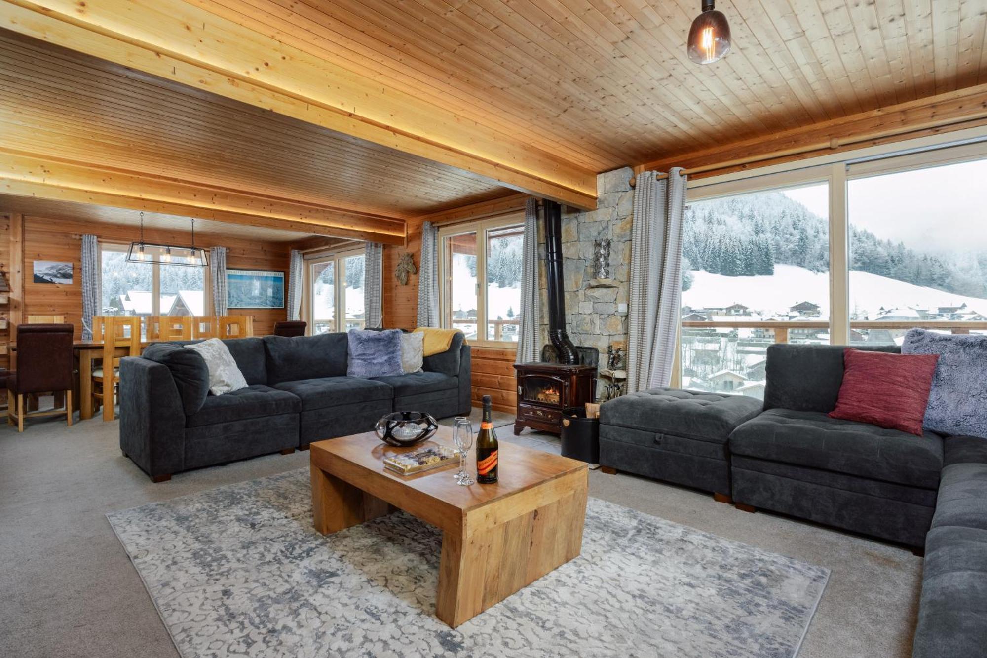 Chalet Le Saint Georges, Morzine, Proche Centre Luaran gambar