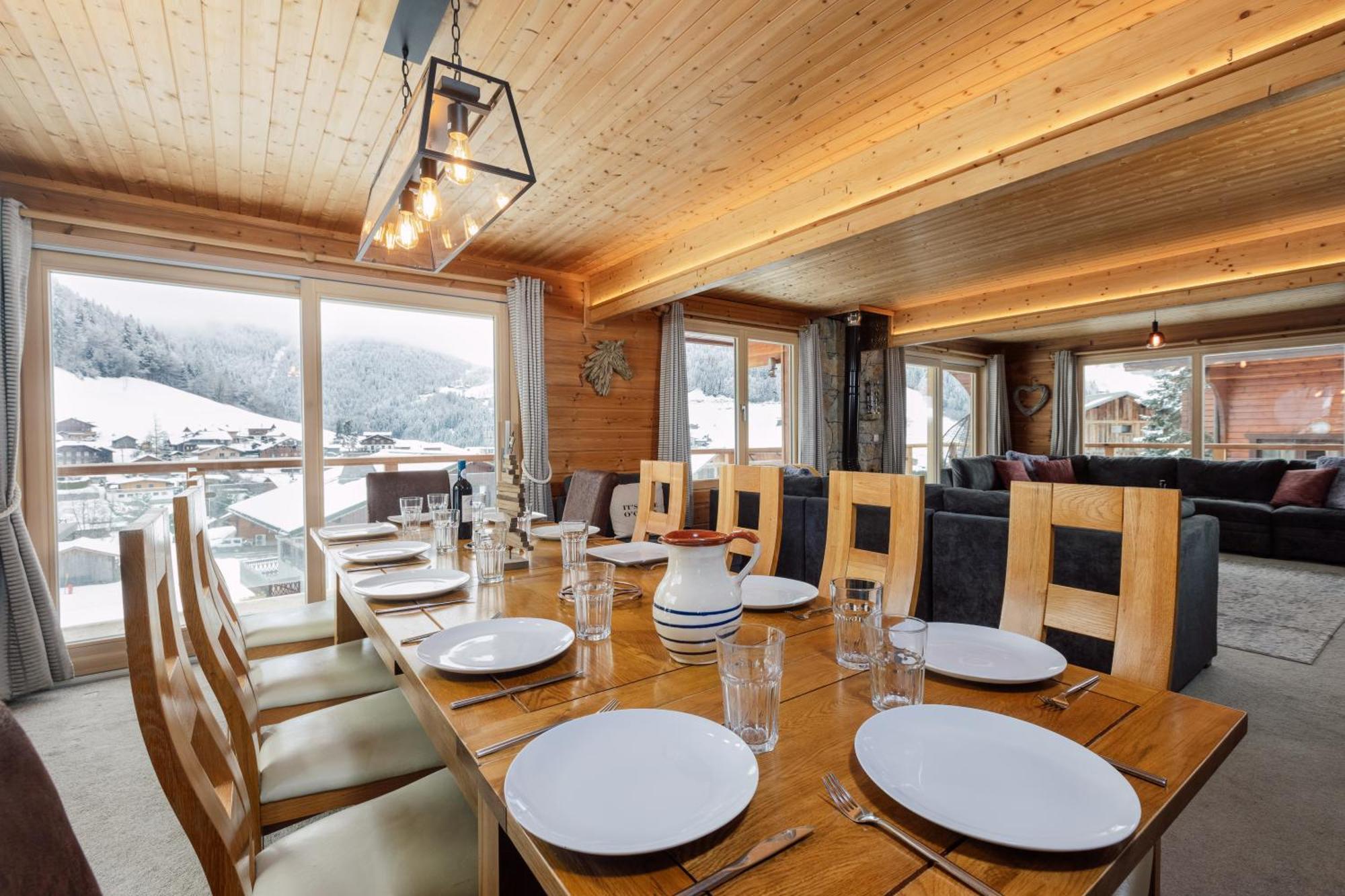Chalet Le Saint Georges, Morzine, Proche Centre Luaran gambar